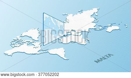 World Map Isometric Vector Photo Free Trial Bigstock