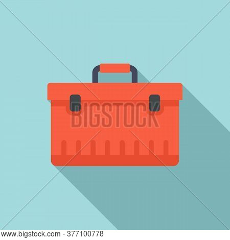 Car Tool Box Icon. Flat Illustration Of Car Tool Box Vector Icon For Web Design