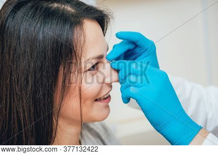 Reception At The Doctor-neuropathologist. Medical Examination In Hospital