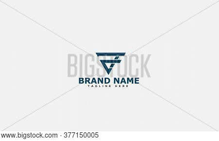 Fv Logo Design Template Vector Graphic Branding Element.