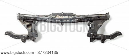 Iron Stiffener Reinforcement For The Rear Of The Car Black Body Spare Part Of The Bumper. Equipment 