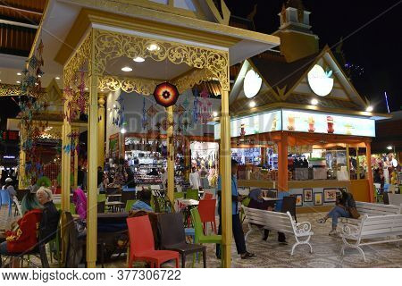 Dubai, Uae - Feb 18: Thailand Pavilion At Global Village In Dubai, Uae, As Seen On Feb 18, 2020. The