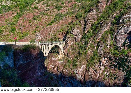 Gorges De Daluis Or Chocolate Canyon As It Is Called By Locals Because Of The Rocks Color Formed By 