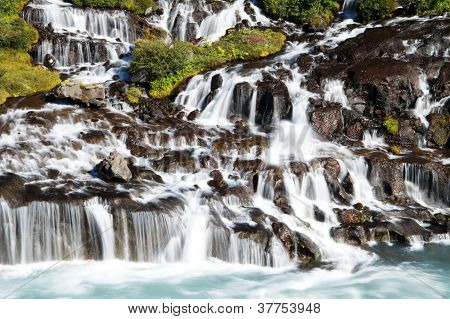 Hraunfossar 폭포, 아이슬란드
