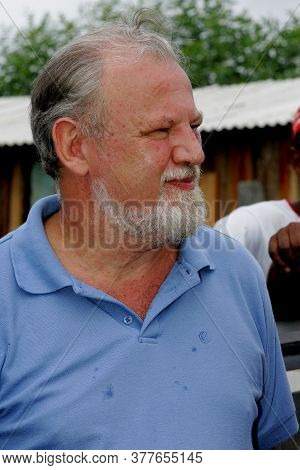 Itamaraju, Bahia / Brazil - March 10, 2011: Joao Pedro Stedile, National Leader Of The Landless Move