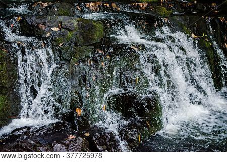 Beautiful Elephant Falls, The Three Steps Water Falls, In Shillong, Meghalaya, East Khasi Hills, Ind