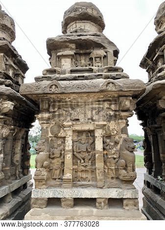 The Kanchi Kailasanathar temple in Kancheepuram. It is one of the oldest structure built by Narasimh