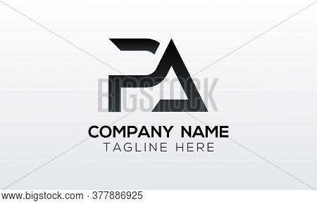 Initial Pa Letter Logo With Creative Modern Business Typography Vector Template. Creative Letter Pa