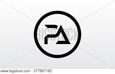 Initial Pa Letter Logo With Creative Modern Business Typography Vector Template. Creative Letter Pa
