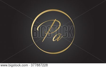 Initial Pa Letter Logo With Creative Modern Business Typography Vector Template. Creative Letter Pa
