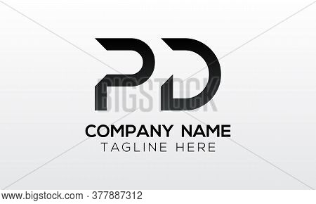 Initial Pd Letter Logo With Creative Modern Business Typography Vector Template. Creative Letter Pd