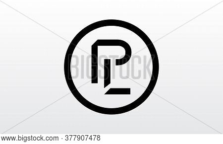 Initial Pl Letter Logo With Creative Modern Business Typography Vector Template. Creative Letter Pl