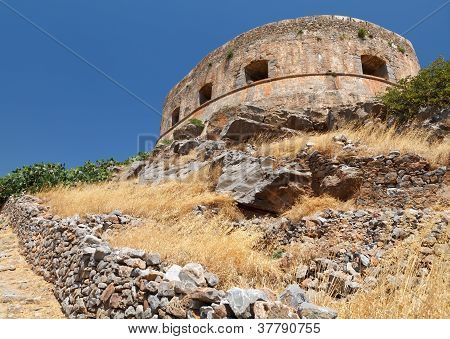 Crete Spinalonga Fortress Greece
