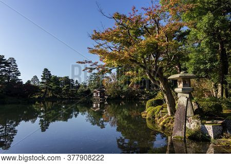 Views Of Kenroku-en Garden In Kanazawa (japan)