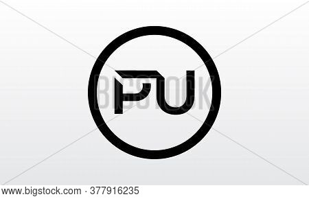 Initial Pu Letter Logo With Creative Modern Business Typography Vector Template. Creative Letter Pu