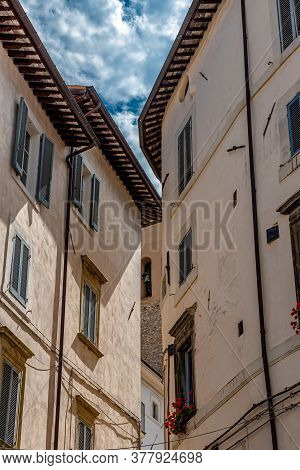 Spoleto, A Splendid Umbrian Town, Home Of The Festival Dei Due Mondi, An International Event Of Musi