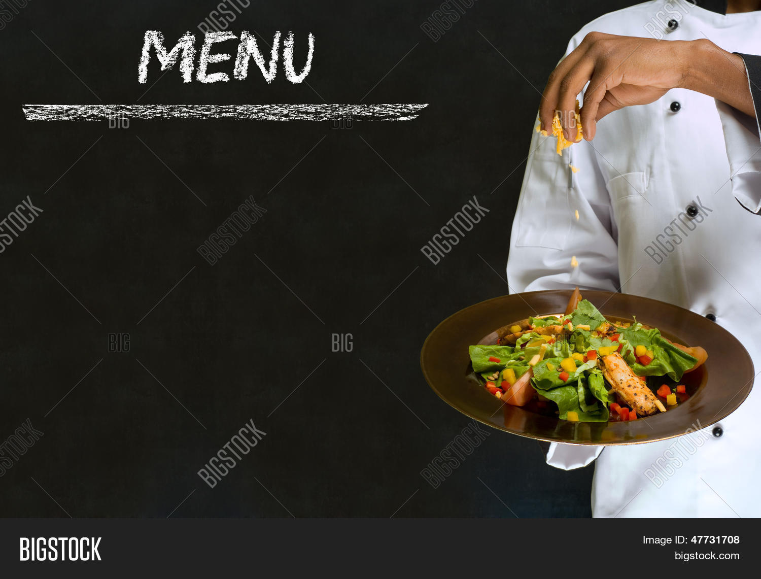 Chef Healthy Salad Image & Photo (Free Trial) | Bigstock