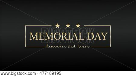 Memorial Day Usa Scalable Vector Eps Background