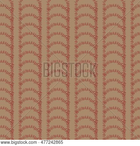 Knitted Or Macrame Braids Seamless Vector Texture
