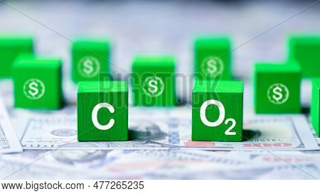 Reduce Co2 Emissions To Limit Climate Change And Global Warming. Low Greenhouse Gas Levels, Decarbon