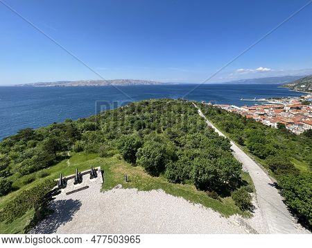 View Of The Park From The Nehaj Tower Or The Park At The Foot Of The Senj Fortress - Croatia (pogled