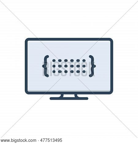 Color Illustration Icon For Struct Structure Computer Coding Technology Programming Website