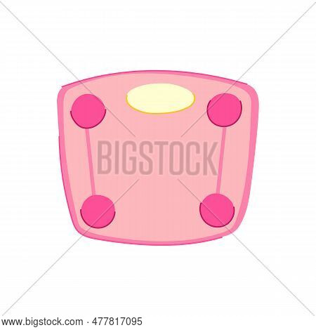 Symbol Weigh Scales Cartoon. Law Legal, Diet Comparison Symbol Weigh Scales Sign. Isolated Symbol Ve