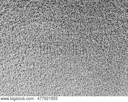 Long Haired Carpet Texture Background Full Frame, Gray Carpeting With Long Pile, Rug
