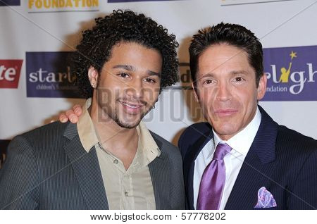 Corbin Bleu and Dave Koz at the Starlight Children's Foundation's 'A Stellar Night' Gala. Beverly Hilton Hotel, Beverly Hills, CA. 03-27-09
