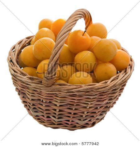 Cherry Plum In A Basket