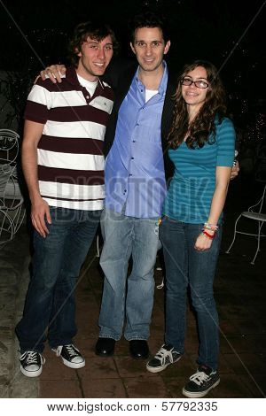 Ronnie Marmo Jr with Ronnie Marmo and Brittany Marmo at a party hosted by Theatre 68 to Announce the John Patrick Shanley Festival. Private Residence, Beverly Hills, CA. 02-23-09