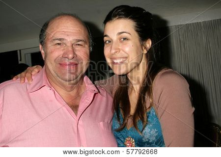 Robert Costanzo and Leah Yananton at a party hosted by Theatre 68 to Announce the John Patrick Shanley Festival. Private Residence, Beverly Hills, CA. 02-23-09