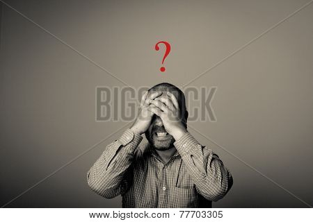 Question. Man In Thoughts.