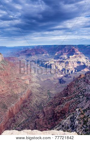 Grand Canyon Sight in the Very Early Morning