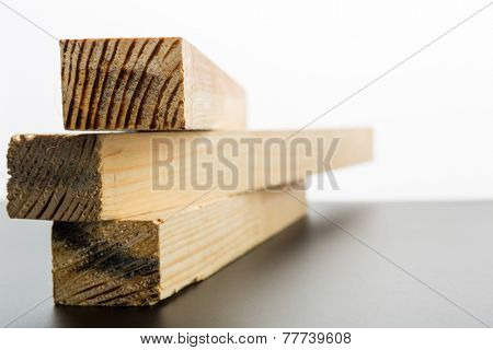 Three wooden planks