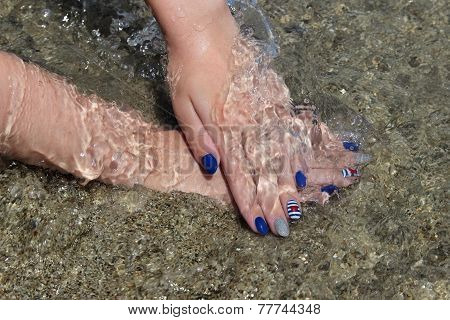Beauty Treatment Of Fingernails, Manicure