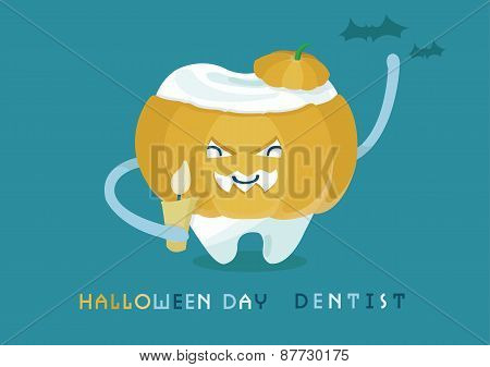Halloweens day dentist
