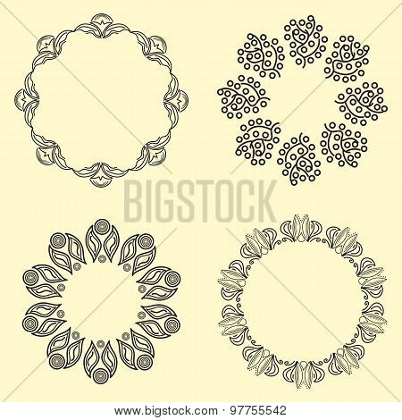 Set Of Ornamental Frames