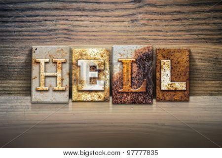 Hell Concept Letterpress Theme