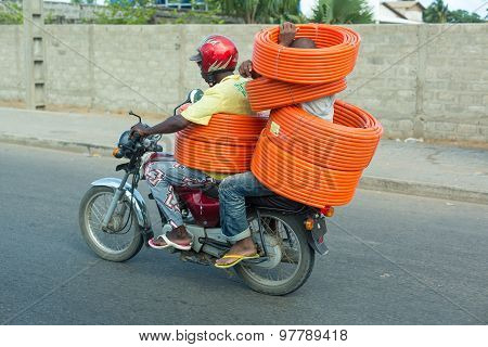 Motorcycle Taxi In Benin