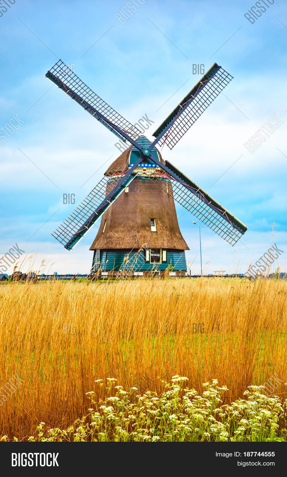 Old Dutch Mill Yellow Image & Photo (Free Trial) | Bigstock