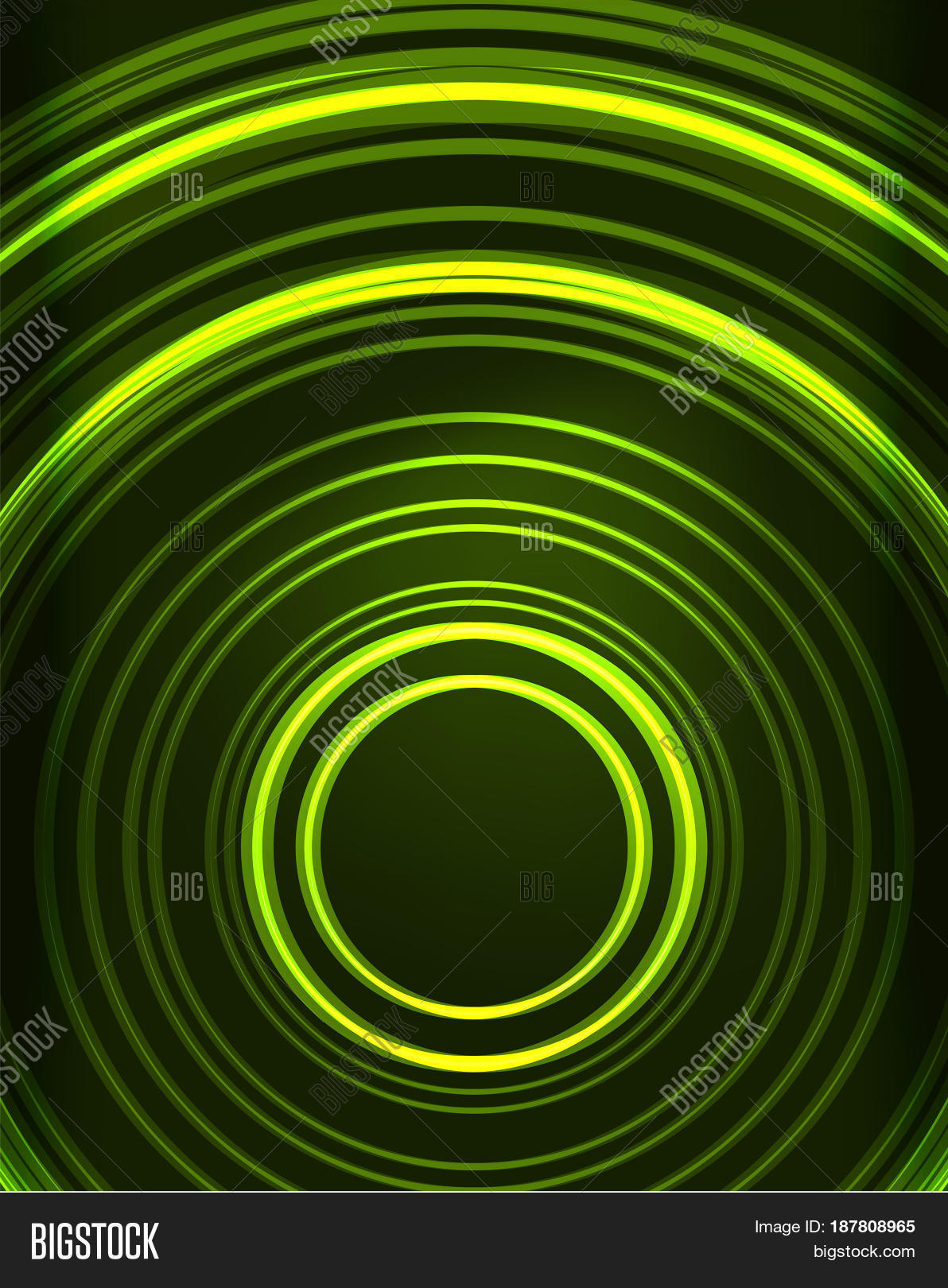 Neon Green Circles Image & Photo (Free Trial) | Bigstock