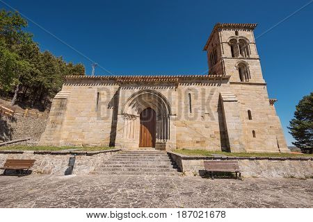 Hermitage in Cervera de Pisuerga Spain .