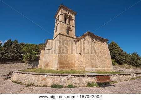 Hermitage in Cervera de Pisuerga Spain .