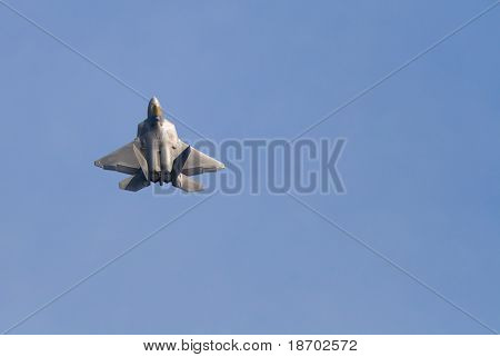 Combattente di getto all'airshow