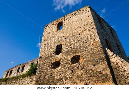 Rauniot old fort Chortkiv Ukrainassa