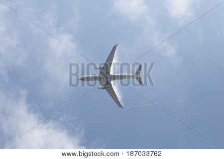 Airplane Landing To Ataturk International Airport