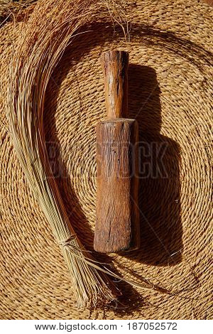 Esparto halfah grass used for crafts as cords basketry and espadrilles