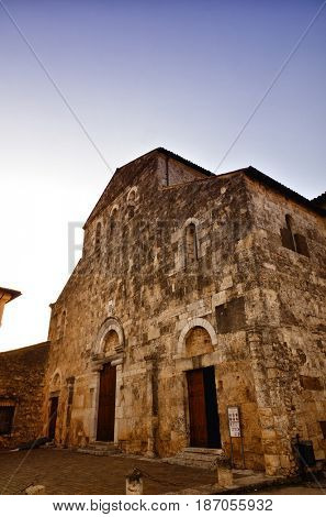 Anagni, little medieval town in the Lazio region, Italy, Called the city of the Popes