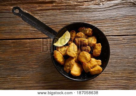 Tapas Adobo fried fish andalusian tapa from spain